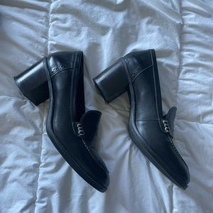 Hush Puppies Black Loafers
